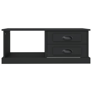 vidaXL Τραπεζάκι Σαλονιού Μαύρο 90x50x35cm Επεξεργασμένο Ξύλο 1 τεμ.