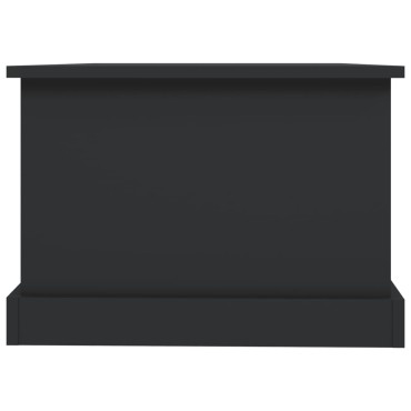 vidaXL Τραπεζάκι Σαλονιού Μαύρο 90x50x35cm Επεξεργασμένο Ξύλο 1 τεμ.