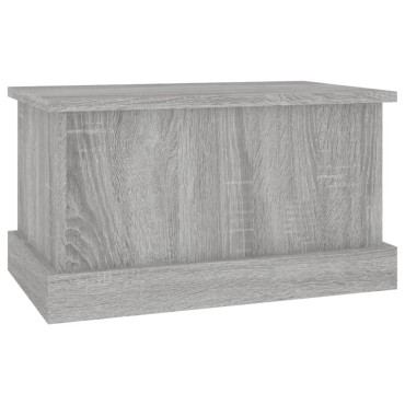 vidaXL Κουτί Αποθήκευσης Γκρι sonoma 50x30x28cm Επεξεργασμένο Ξύλο 1 τεμ.