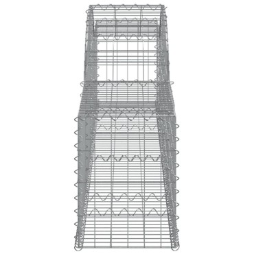 vidaXL Συρματοκιβώτιο Τοξωτό 300 x 30 x 40/60 εκ. Γαλβανισμένο Ατσάλι