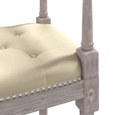 vidaXL Πάγκος 110x40x70cm Λινός 1 τεμ.