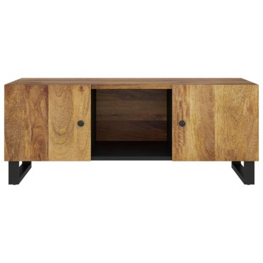 vidaXL Τραπεζάκι Σαλονιού 100x54x40cm Μασίφ Ξύλο Μάνγκο & Επεξ. Ξύλο 1 τεμ.