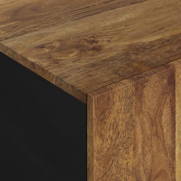vidaXL Τραπεζάκι Σαλονιού 100x54x40cm Μασίφ Ξύλο Μάνγκο & Επεξ. Ξύλο 1 τεμ.