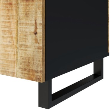 vidaXL Τραπεζάκι Σαλονιού 100x54x40cm Μασίφ Ξύλο Μάνγκο & Επεξ. Ξύλο 1 τεμ.