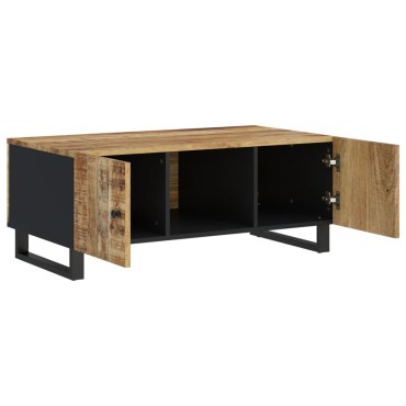 vidaXL Τραπεζάκι Σαλονιού 100x54x40cm Μασίφ Ξύλο Μάνγκο & Επεξ. Ξύλο 1 τεμ.