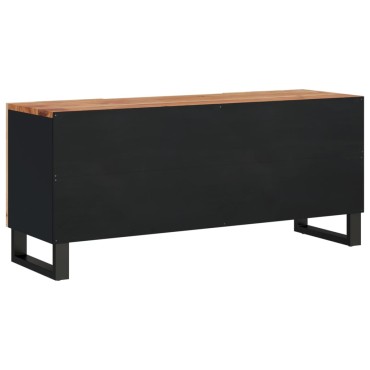 vidaXL Έπιπλο Τηλεόρασης 105x33,5x46cm Μασίφ Ξύλο Ακακίας & Επ. Ξύλο