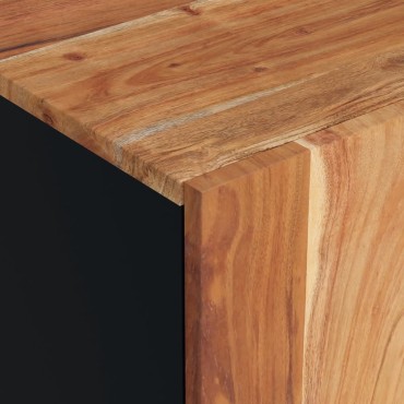 vidaXL Έπιπλο Τηλεόρασης 105x33,5x46cm Μασίφ Ξύλο Ακακίας & Επ. Ξύλο