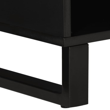 vidaXL Έπιπλο Τηλεόρασης 100x33x46cm Μασίφ Ξύλο Μάνγκο & Επεξ. Ξύλο