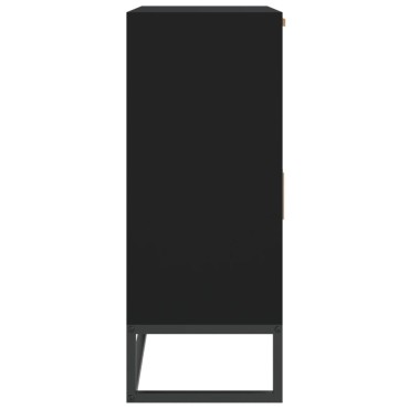 vidaXL Συρταριέρα Μαύρη 60x30x75cm από Επεξεργασμένο Ξύλο 1 τεμ.