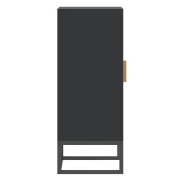 vidaXL Συρταριέρα Μαύρη 60x30x75cm από Επεξεργασμένο Ξύλο 1 τεμ.