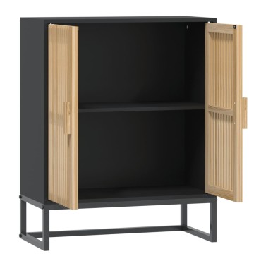 vidaXL Συρταριέρα Μαύρη 60x30x75cm από Επεξεργασμένο Ξύλο 1 τεμ.