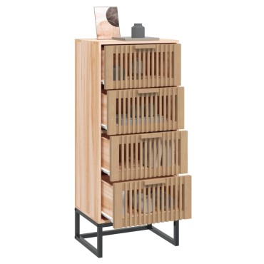 vidaXL Συρταριέρα 40x30x95cm από Επεξεργασμένο Ξύλο 1 τεμ.