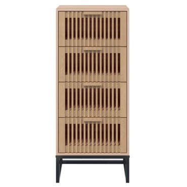 vidaXL Συρταριέρα 40x30x95cm από Επεξεργασμένο Ξύλο 1 τεμ.
