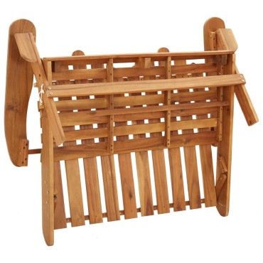 vidaXL Παγκάκι Κήπου Adirondack από Μασίφ Ξύλο Ακακίας 126x84x90cm 1 τεμ.
