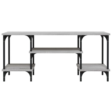 vidaXL Έπιπλο Τηλεόρασης Γκρι Sonoma 102x35x45,5cm από Επεξεργ. Ξύλο