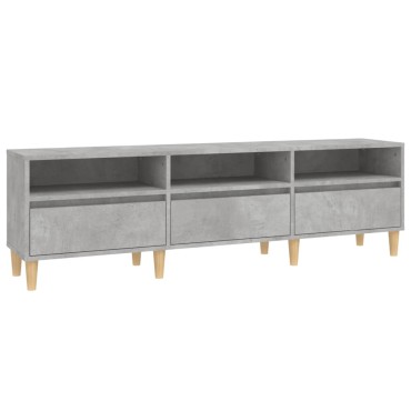 vidaXL Έπιπλο Τηλεόρασης Γκρι Σκυρ. 150x30x44,5cm Επεξ. Ξύλο