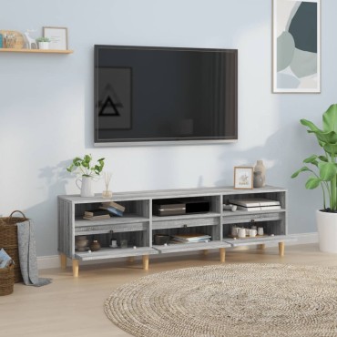 vidaXL Έπιπλο Τηλεόρασης Γκρι Sonoma 150x30x44,5cm από Επεξεργ. Ξύλο