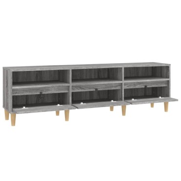 vidaXL Έπιπλο Τηλεόρασης Γκρι Sonoma 150x30x44,5cm από Επεξεργ. Ξύλο