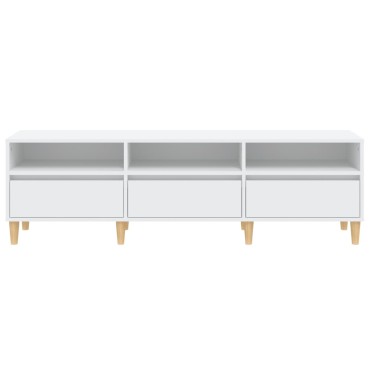 vidaXL Έπιπλο Τηλεόρασης Λευκό 150x30x44,5cm Επεξεργασμένο Ξύλο