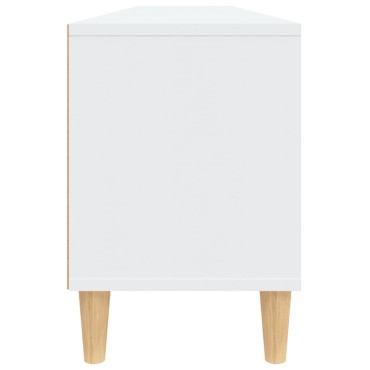 vidaXL Έπιπλο Τηλεόρασης Λευκό 150x30x44,5cm Επεξεργασμένο Ξύλο