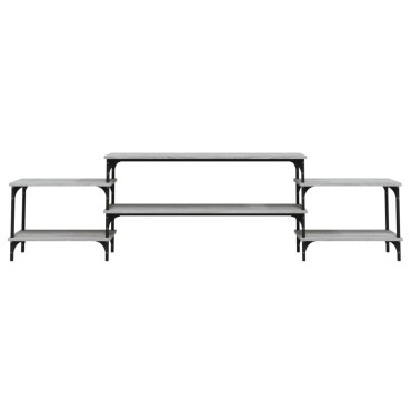 vidaXL Έπιπλο Τηλεόρασης Γκρι Sonoma 197x35x52cm Επεξεργασμένο Ξύλο