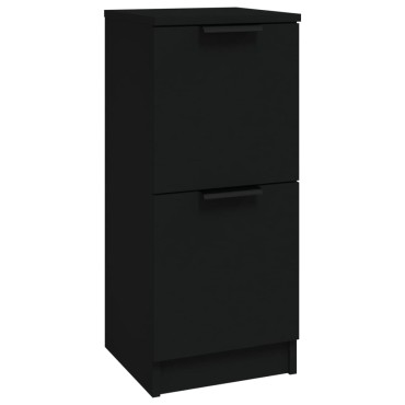 vidaXL Ντουλάπι Μαύρο 30x30x70cm από Επεξεργασμένο Ξύλο 1 τεμ.