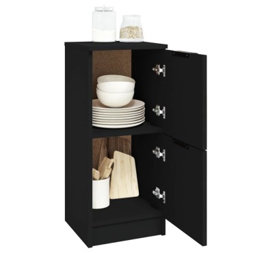 vidaXL Ντουλάπι Μαύρο 30x30x70cm από Επεξεργασμένο Ξύλο 1 τεμ.