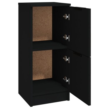 vidaXL Ντουλάπι Μαύρο 30x30x70cm από Επεξεργασμένο Ξύλο 1 τεμ.