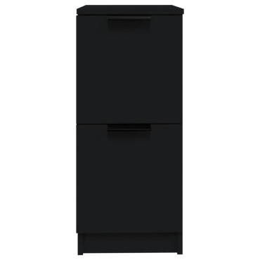 vidaXL Ντουλάπι Μαύρο 30x30x70cm από Επεξεργασμένο Ξύλο 1 τεμ.