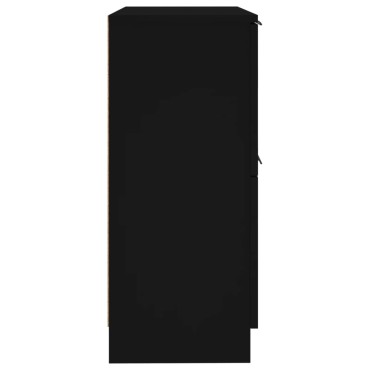 vidaXL Ντουλάπι Μαύρο 30x30x70cm από Επεξεργασμένο Ξύλο 1 τεμ.
