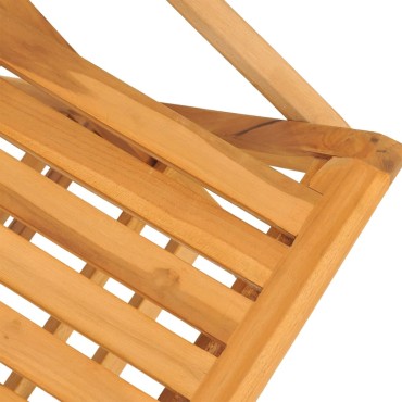 vidaXL Καρέκλες Κήπου Πτυσσόμενες 6 τεμ. 61x67x90cm Μασίφ Ξύλο Teak