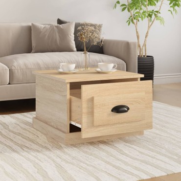 vidaXL Τραπεζάκι Σαλονιού Sonoma Δρυς 50x50x35cm Επεξεργασμένο Ξύλο 1 τεμ.