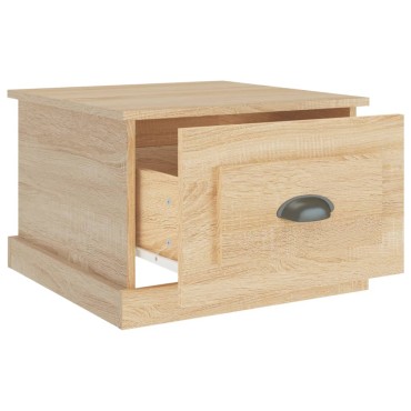 vidaXL Τραπεζάκι Σαλονιού Sonoma Δρυς 50x50x35cm Επεξεργασμένο Ξύλο 1 τεμ.