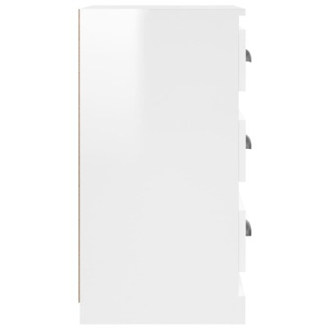 vidaXL Ντουλάπι Γυαλιστερό Λευκό 36x35,5x67,5cm Επεξεργασμένο Ξύλο 1 τεμ.