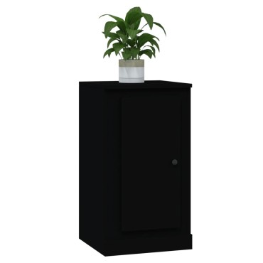vidaXL Ντουλάπι Μαύρο 37,5x35,5x67,5cm από Επεξεργασμένο Ξύλο 1 τεμ.