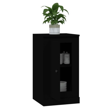 vidaXL Ντουλάπι Μαύρο 37,5x35,5x67,5cm από Επεξεργασμένο Ξύλο 1 τεμ.