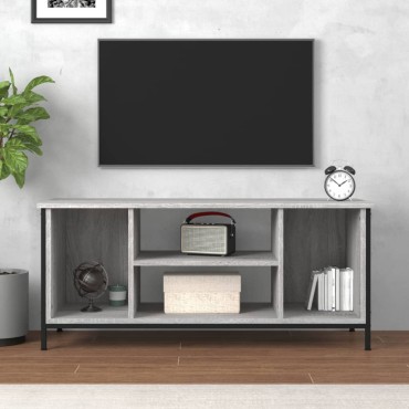 vidaXL Έπιπλο Τηλεόρασης Γκρι Sonoma 102x35x45cm από Επεξεργ. Ξύλο
