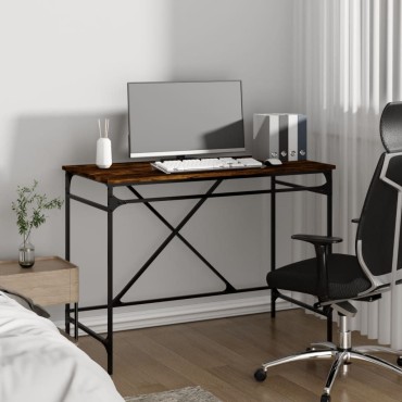 vidaXL Γραφείο Καπνιστή Δρυς 100x50x75cm από Επεξεργασμένο Ξύλο 1 τεμ.