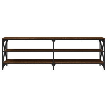 vidaXL Έπιπλο Τηλεόρασης Καφέ Δρυς 160x40x50cm Επεξεργασμένο Ξύλο