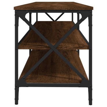 vidaXL Έπιπλο Τηλεόρασης Καφέ Δρυς 160x40x50cm Επεξεργασμένο Ξύλο
