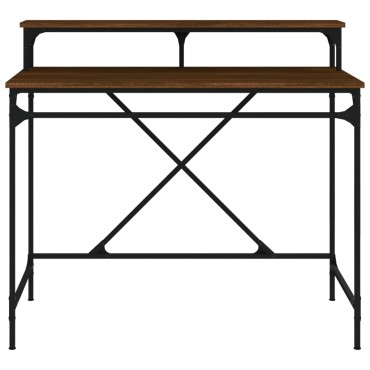 vidaXL Γραφείο Καφέ Δρυς 100x50x90cm από Επεξεργασμένο Ξύλο 1 τεμ.