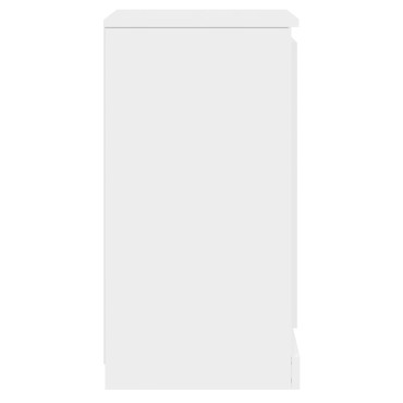 vidaXL Ντουλάπι Γυαλιστερό Λευκό 37,5x35,5x67,5cm Επεξεργασμένο Ξύλο 1 τεμ.