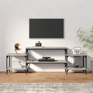 vidaXL Έπιπλο Τηλεόρασης Γκρι Sonoma 157x35x52cm Επεξεργασμένο Ξύλο