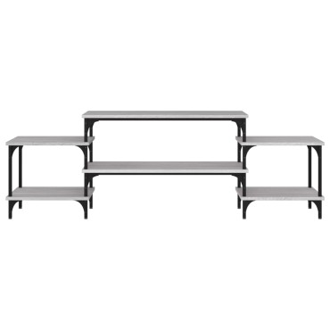 vidaXL Έπιπλο Τηλεόρασης Γκρι Sonoma 157x35x52cm Επεξεργασμένο Ξύλο
