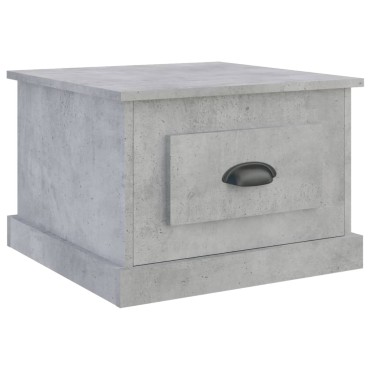 vidaXL Τραπεζάκι Σαλονιού Γκρι Σκυρ. 50x50x35cm Επεξεργασμένο Ξύλο 1 τεμ.