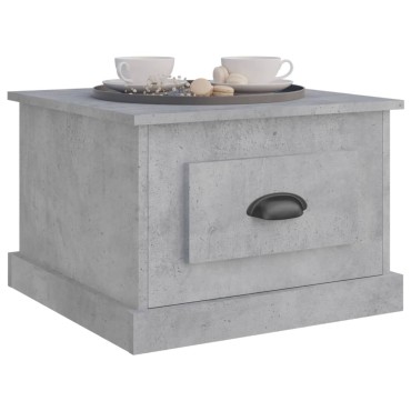 vidaXL Τραπεζάκι Σαλονιού Γκρι Σκυρ. 50x50x35cm Επεξεργασμένο Ξύλο 1 τεμ.