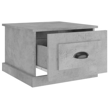 vidaXL Τραπεζάκι Σαλονιού Γκρι Σκυρ. 50x50x35cm Επεξεργασμένο Ξύλο 1 τεμ.