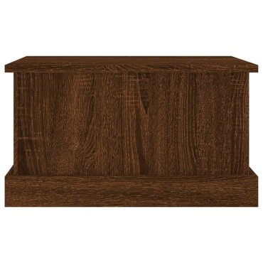 vidaXL Κουτί Αποθήκευσης Καφέ δρυς 50x30x28cm Επεξεργασμένο Ξύλο 1 τεμ.