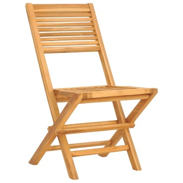 vidaXL Καρέκλες Κήπου Πτυσσόμενες 6 τεμ. 47x62x90cm Μασίφ Ξύλο Teak