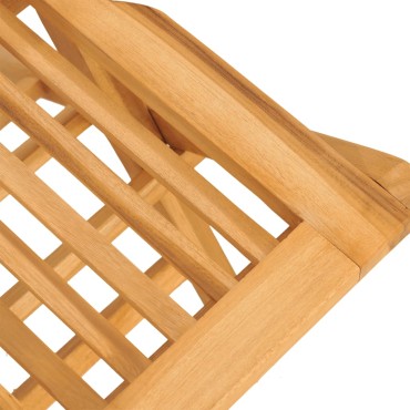 vidaXL Καρέκλες Κήπου Πτυσσόμενες 4 τεμ. 47x62x90cm Μασίφ Ξύλο Teak